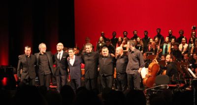 Camané e Camané e Coro Ricercare e a Orquestra Metropolitana de Lisboa