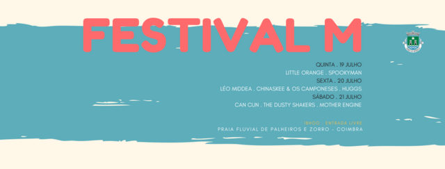 Cartaz Festival M - Coimbra