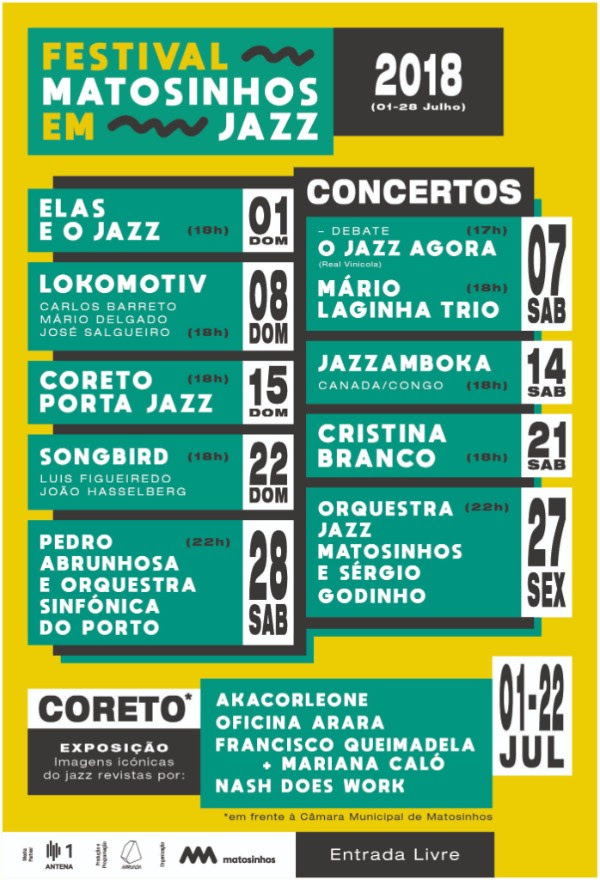 Cartaz Festival Matosinhos em Jazz 2018