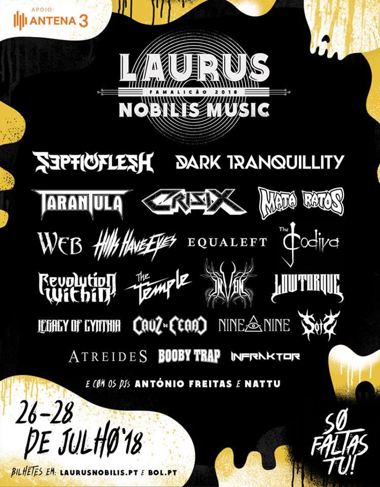 Cartaz Laurus Nobilis Music Famalicão 2018