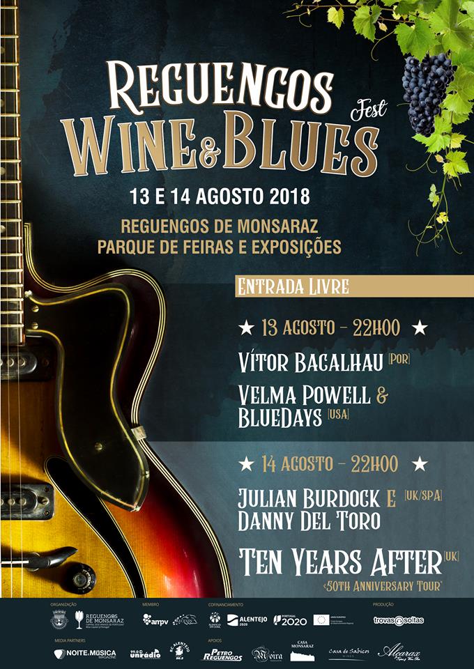 Cartaz Reguengos Wine & Blues Fest 2018