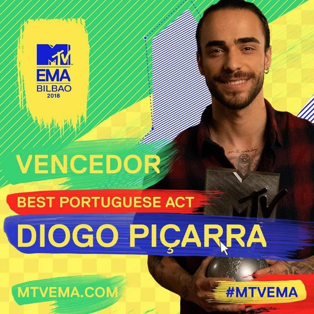 Diogo Piçarra - MTV Europe Music Award - Best Portuguese Act
