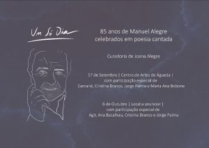 Joana Alegre homenageia Manuel Alegre