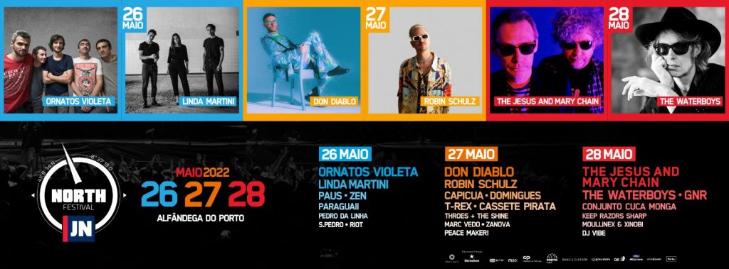 North Music Festival cartaz 2022 bilhetes horários artistas