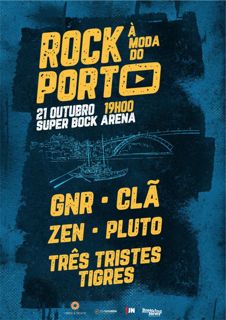 ROCK À MODA DO PORTO cartaz bandas