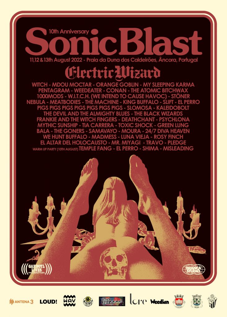 SonicBlast Fest cartaz - bandas - alinhamento - horários - bilhetes - ver online