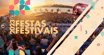 Cartaz festas populares - festivais 2023 - ticket -bilhete alinhamento