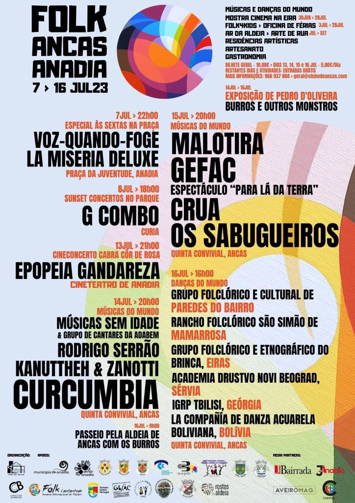 15ª edição do festival Folk Ancas - Anadia